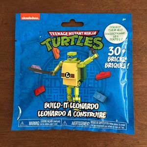 🌵3/$15 Leonardo Teenage Mutant Ninja Turtles 30+building bricks see description